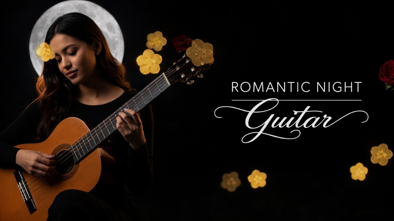 Guitarra Española Nocturna 🌙 Música Instrumental para Calmar el Corazón