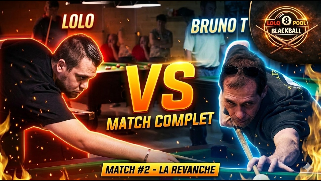 Match blackball complet Lolo vs Bruno T, la revanche, 1er a 7