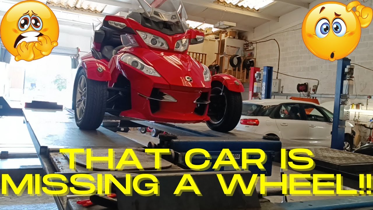 BRP Can Am Spyder RT in for a service & MOT