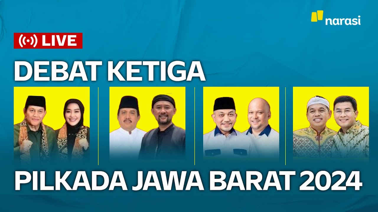 [LIVE] Debat Ketiga Pilkada Jawa Barat 2024 | Live Connect