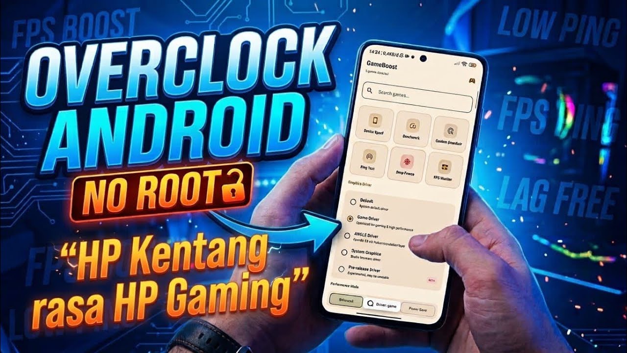 Overclock Android No Root! Settingan Gaming Anti Lag Patah-Patah ALL GAME