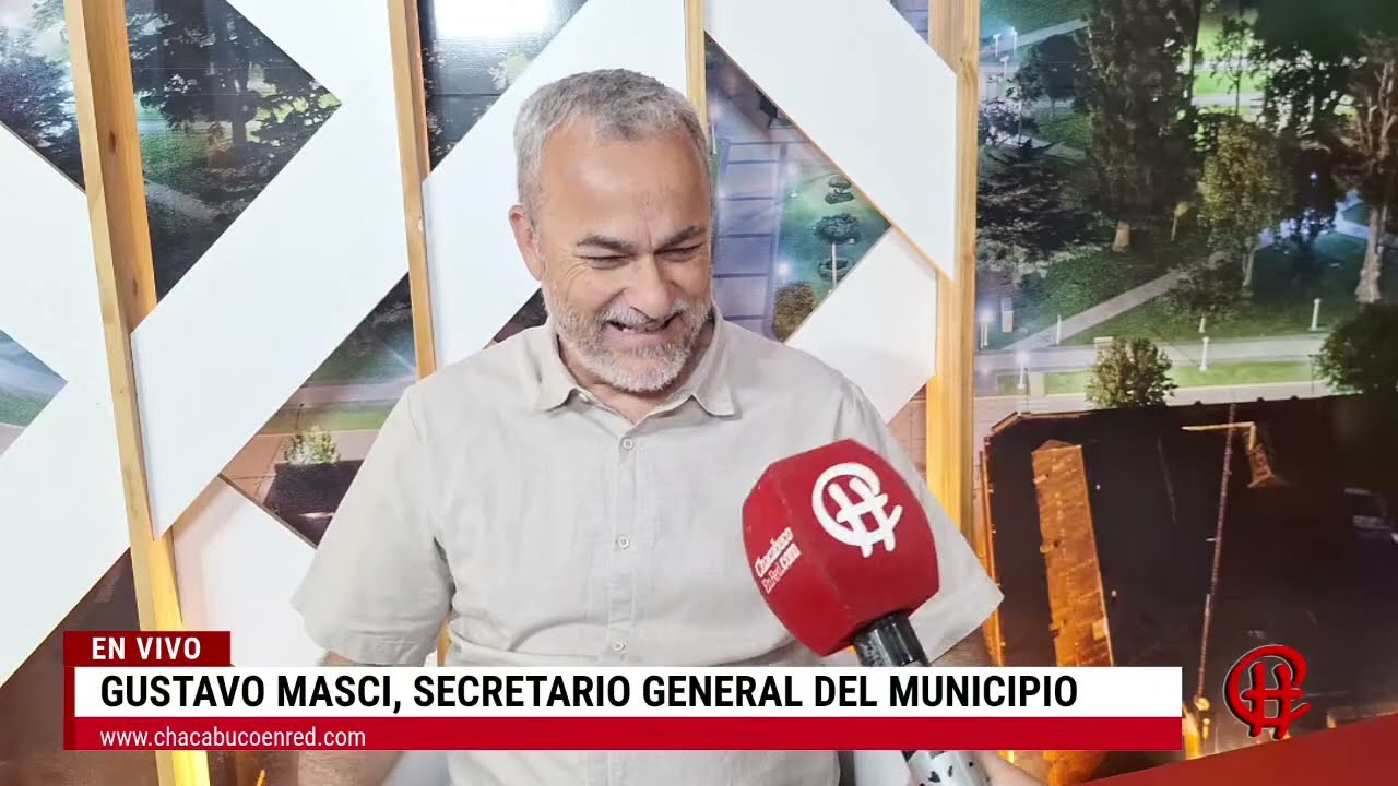 🟥En vivo |  El secretario General, Gustavo Masci en Chacabuco en Red