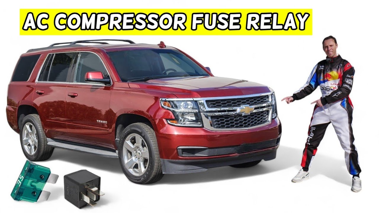 Замена предохранителя и реле компрессора кондиционера Chevrolet Tahoe Suburban 2015 2016 2017 201...
