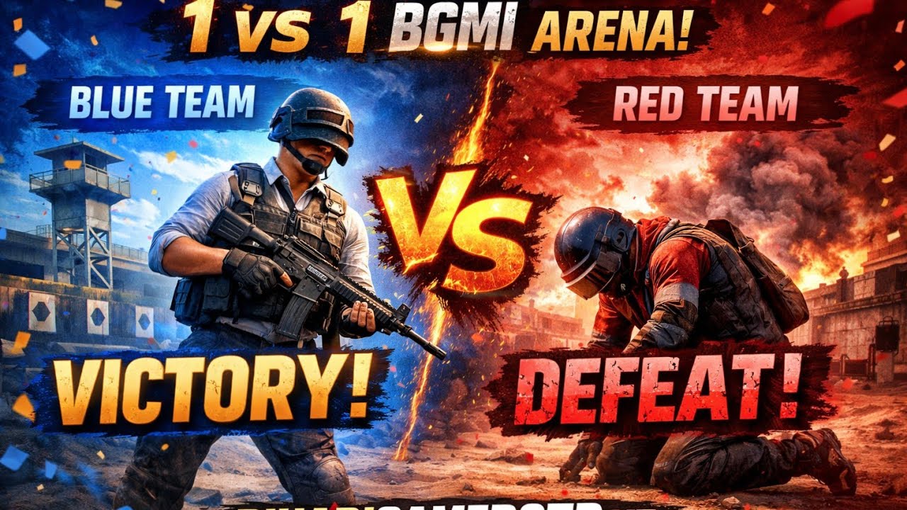 1 vs 1 arenatrening room gameplay || blue team 💙 VICTORI || red team ❤️ DEFFET ||  please support  🥹