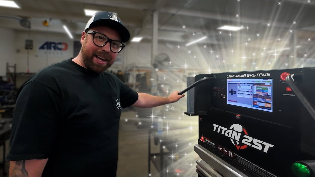 𝐅𝐈𝐍𝐀𝐋𝐋𝐘 using the Titan CNC Press Brake