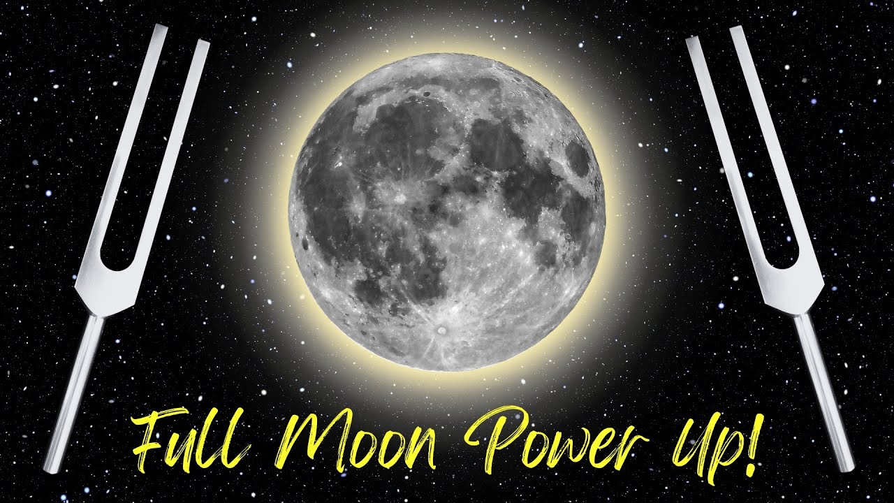 POWER UP Under the Sturgeon Moon! 🌕 210.42 Hz + Mars 144.72 Hz Tuning Forks (7.83 Hz)