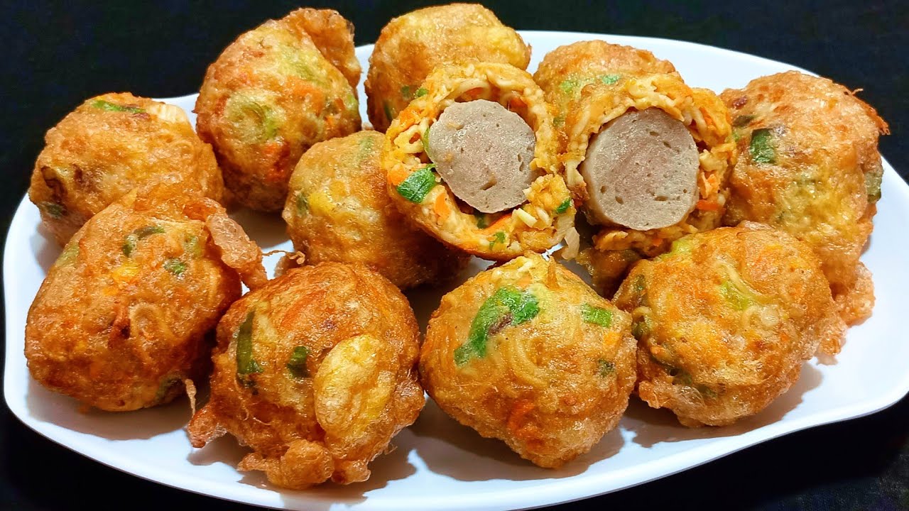 PANTESAN BANYAK YANG MINTA RESEPNYA‼️TERNYATA SEENAK INI BOLA BOLA MIE ISI BAKSO