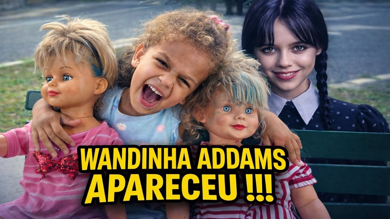 WANDINHA ADDAMS ESTÁ NOS PERSEGUINDO EM NOSSO PASSEIO NA SORVETERIA