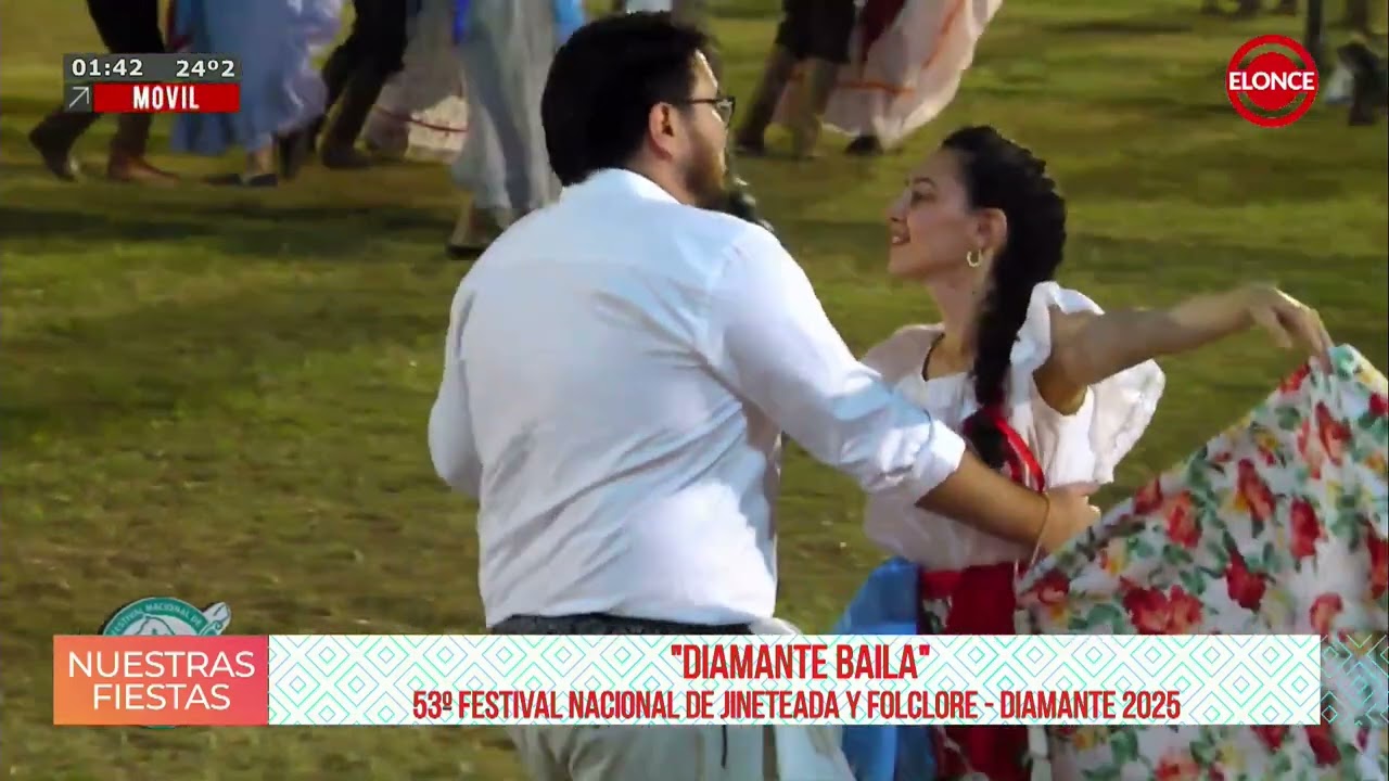 Diamante Baila deslumbro en el Festival Nacional de Jineteada y Folclore