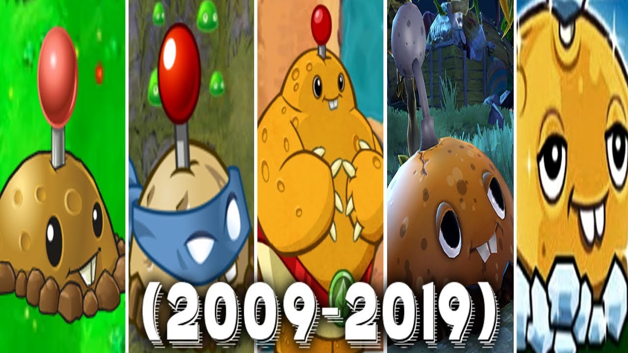Evolution of Potato Mine | PVZ, PvZ DS, PvZ2, PVZ Garden Warfare, PVZ Heroes, PvZ GW2 (2009 - 2019)