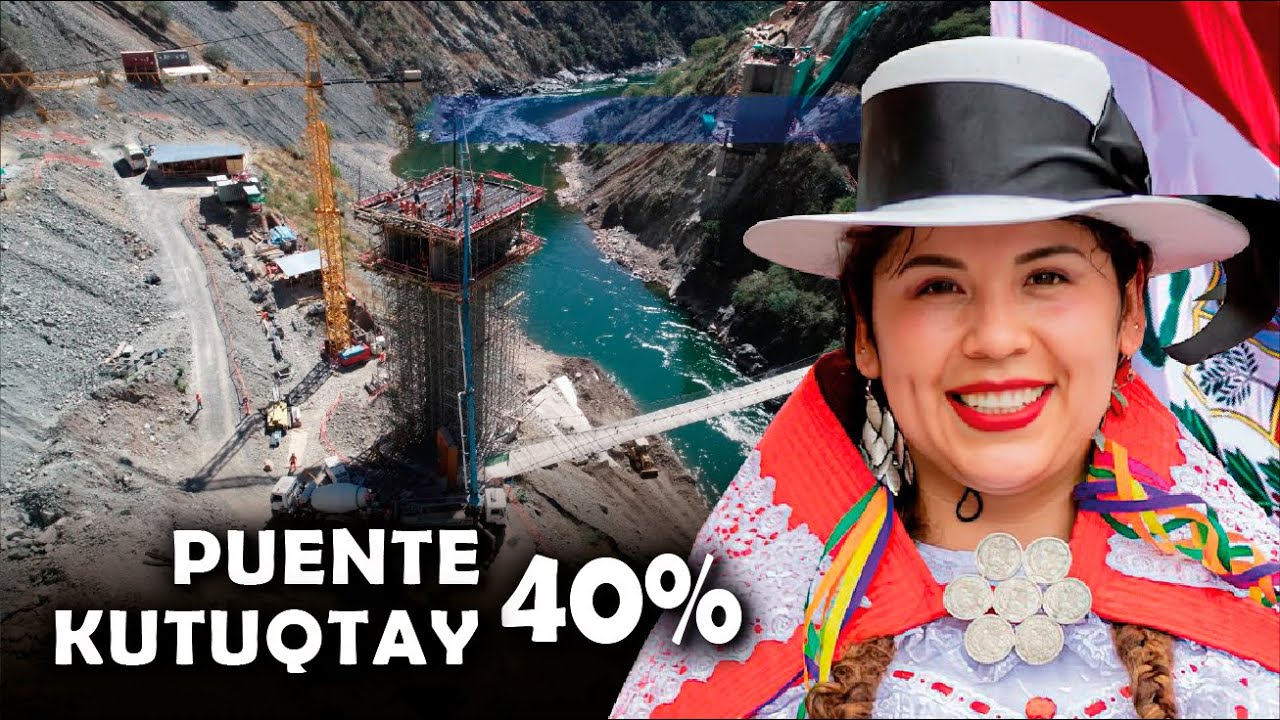 La construcción del Puente Kutuqtay registra un avance de 40%  -  APURIMAC