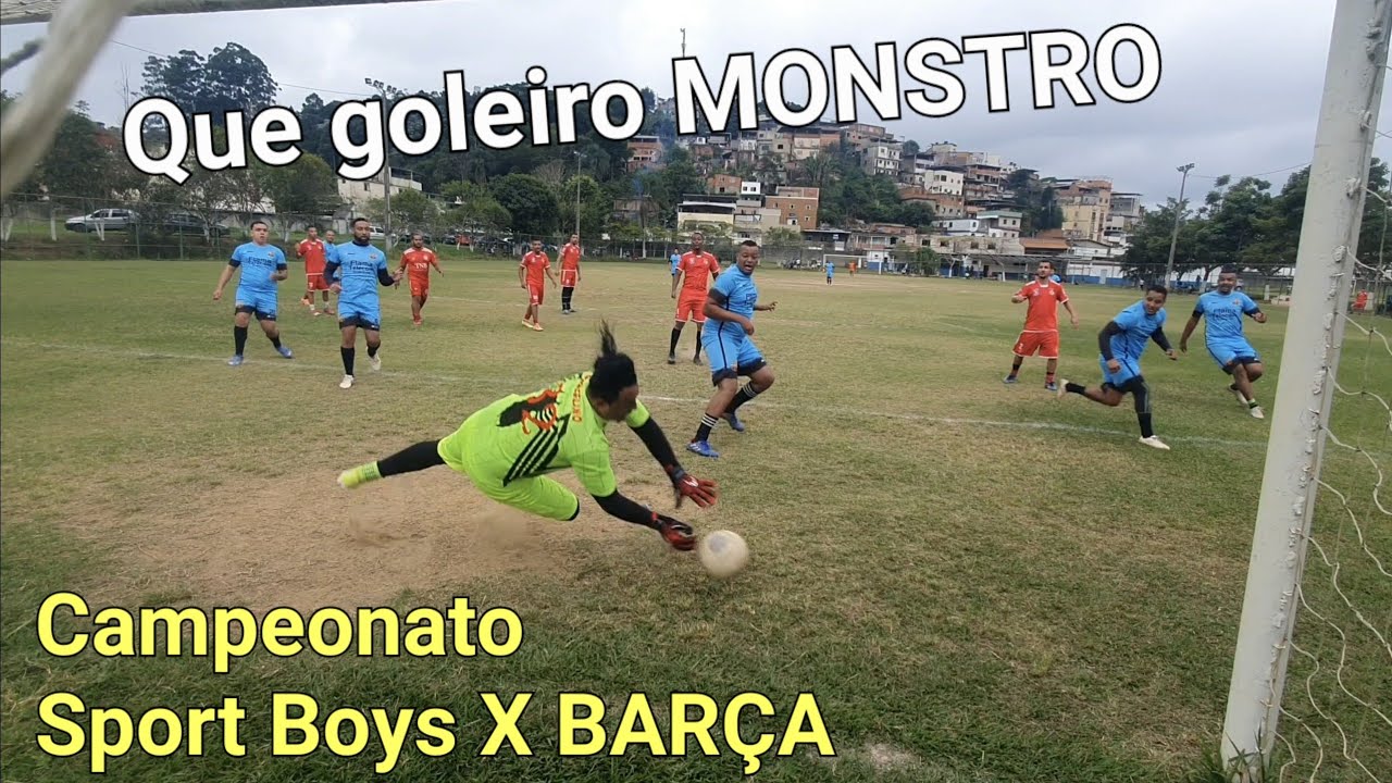 MONSTRO... FIZ UM MILAGRE. GARANTI A VITÓRIA na defesa mais difícil do ano. Sport Boys X Barcelona.