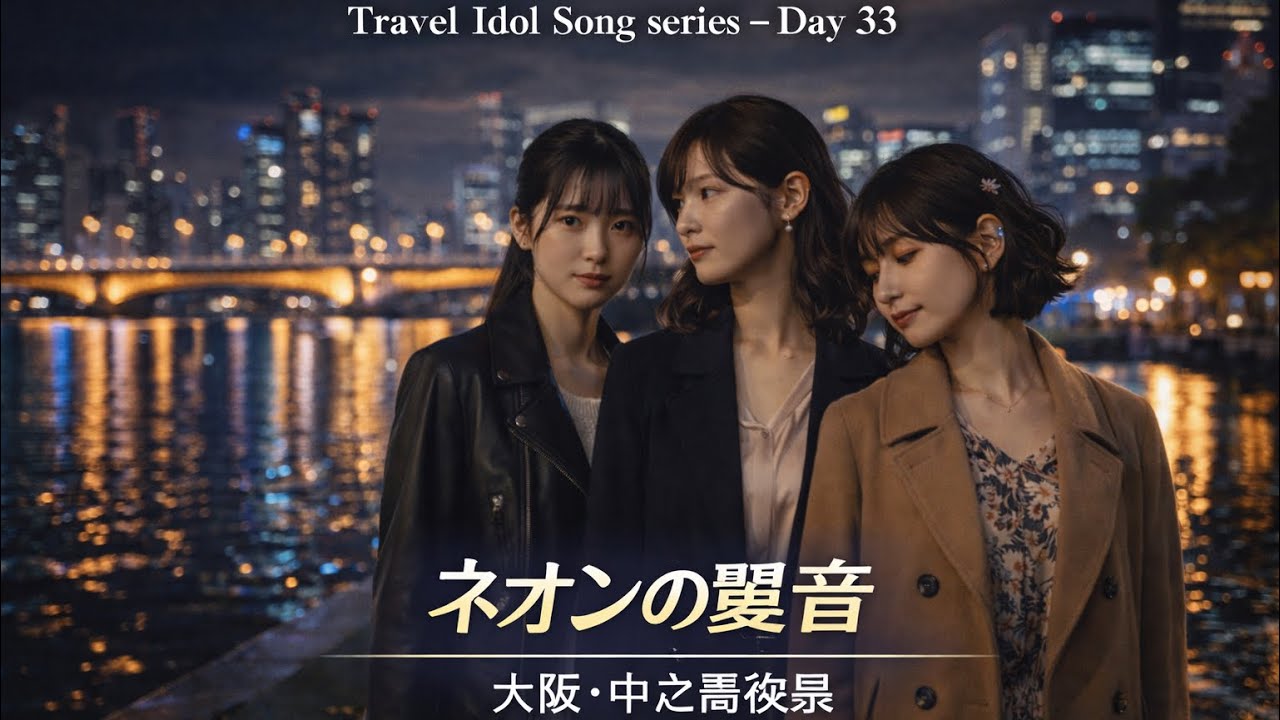 【中之島 アイドル】ネオンの翼音｜Travel Idol Song series – Day 33（大阪・中之島夜景）