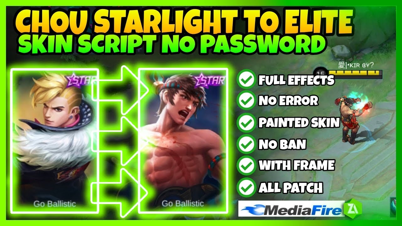 New Revamp Chou Elite Skin King of Muay Thai Skill Effects - Mobile Legends | MLBB