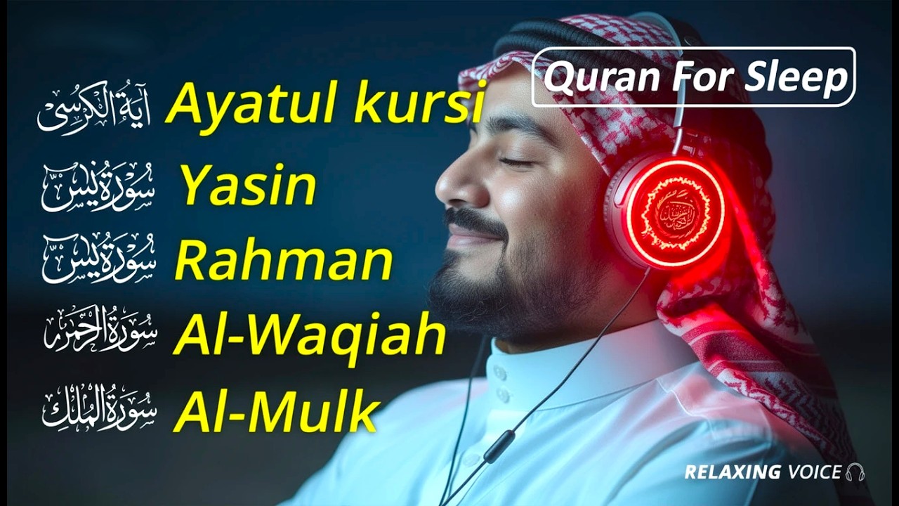 Quran Recitation in a Peaceful Voice || Ayat Al kursi, Al-Fatihah, Al-Ikhlas, An-Nas, Al-Falaq