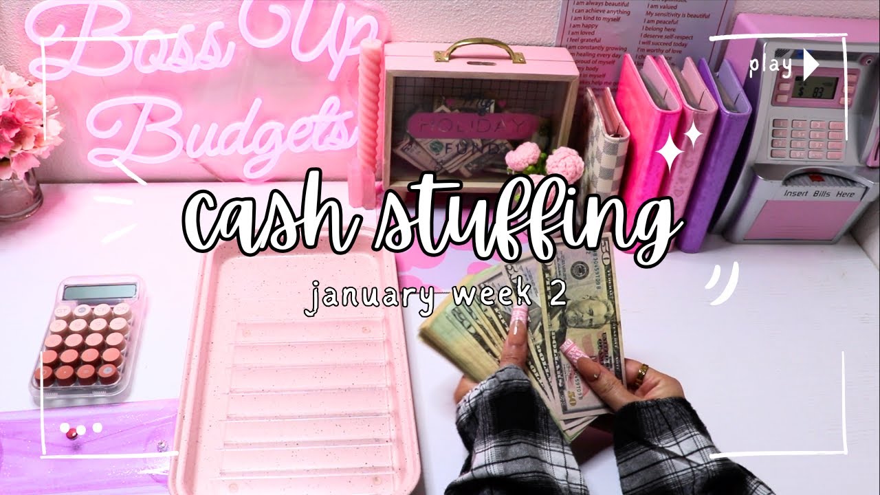 CASH STUFFING $800 🎀 • JANUARY WEEK 2 | BOSS UP BUDGETS