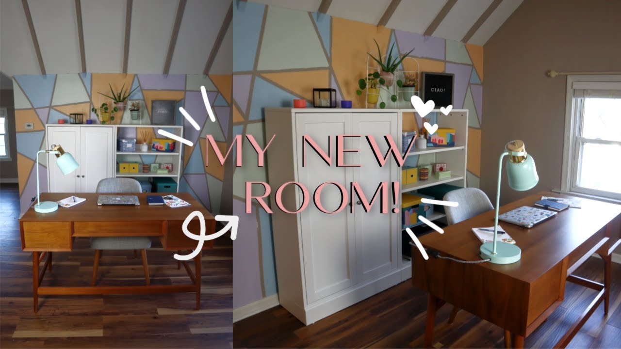 EXTREME ROOM MAKEOVER || New Office Transformation + Aesthetic, vsco Inspired Room Tour 2019