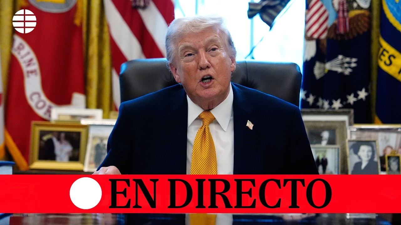 🔴 DIRECTO | Trump interviene en la presentación del Shamrock Bowl en el Ala Este.