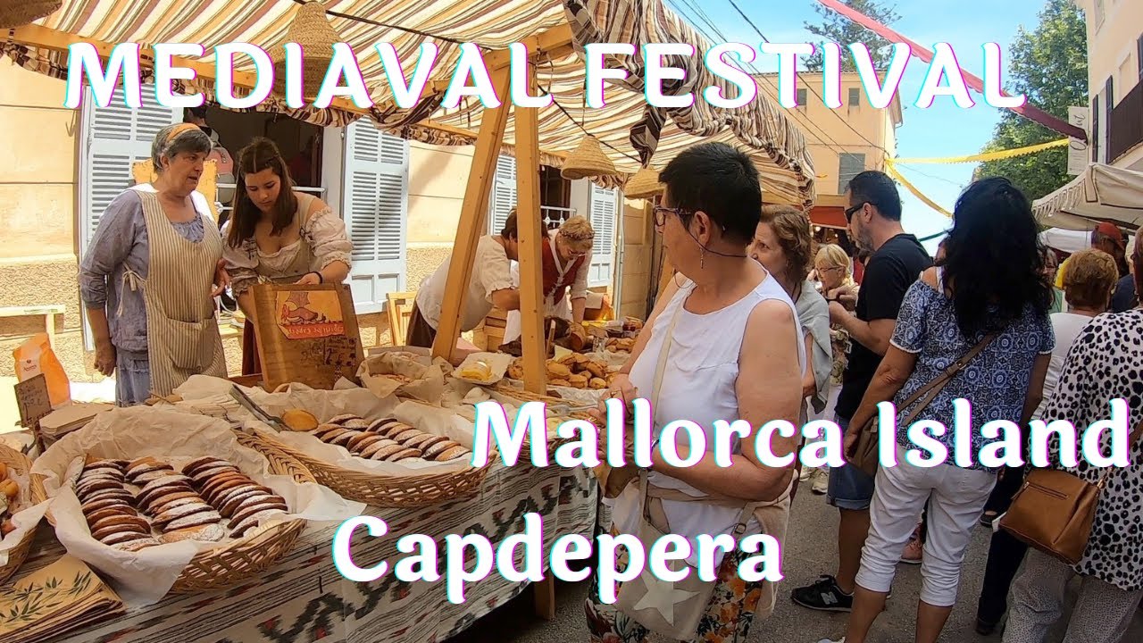 Mallorca Villages Spain Walk Market May 2022🇪🇸  CAPDEPERA ⛰Mallorca Castle, Island Walking