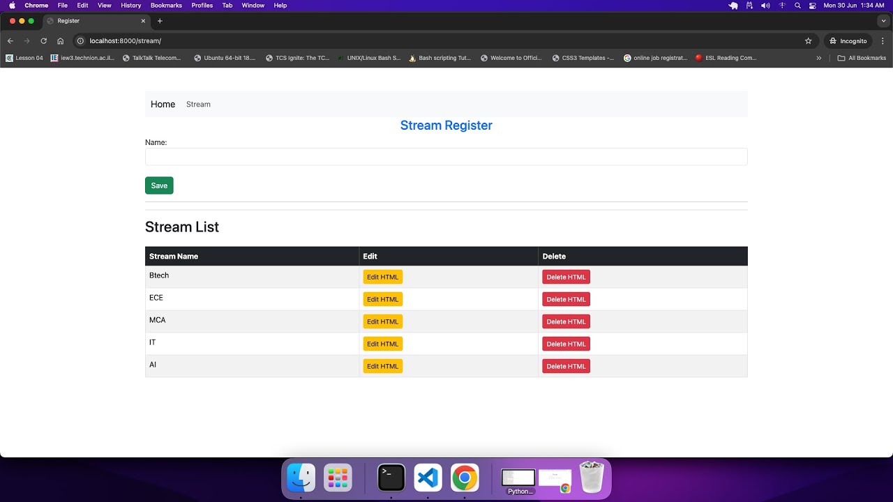 Django AJAX CRUD Tutorial – Create & Retrieve Data Without Page Reload