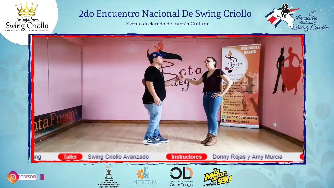 Swing Criollo Avanzado con Donny Rojas y Amy Murcia - II Encuentro Nacional de Swing Criollo 2020