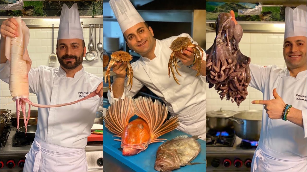 Calamari and shrimp recipes with you by CHEF MEHMET GEZEN
