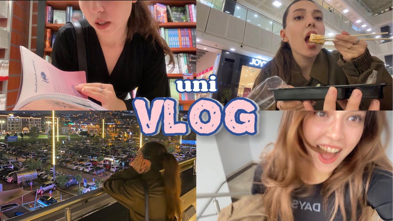 Üniversite vlog | derslik+yurt+yemek