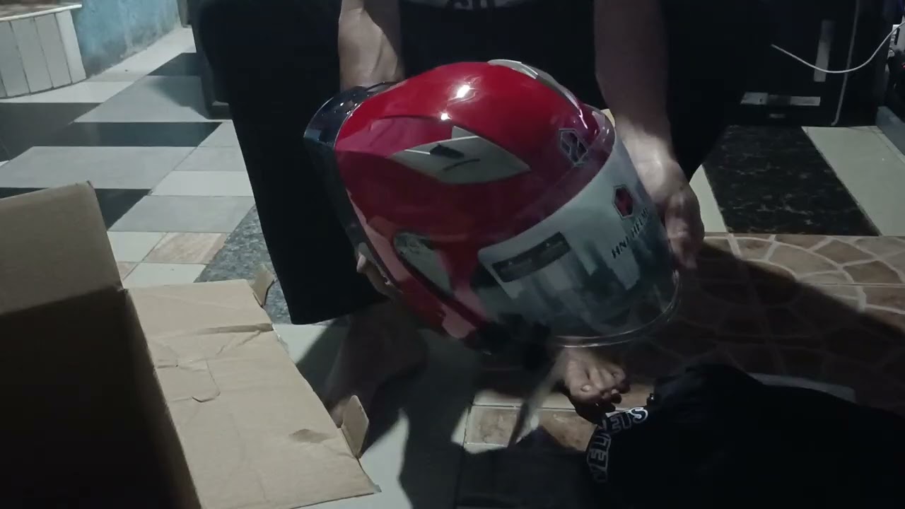Unboxing HNJ 916 Half Face Helmet 