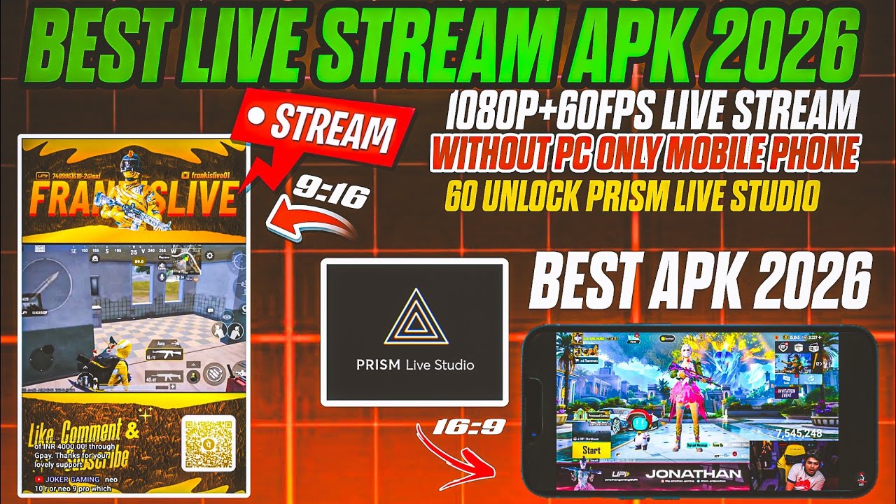 2026 Best Live Stream APK 😱 | PRISM Live Studio 60FPS Unlock New Update 🔥 | Full Setup Step-by-Step