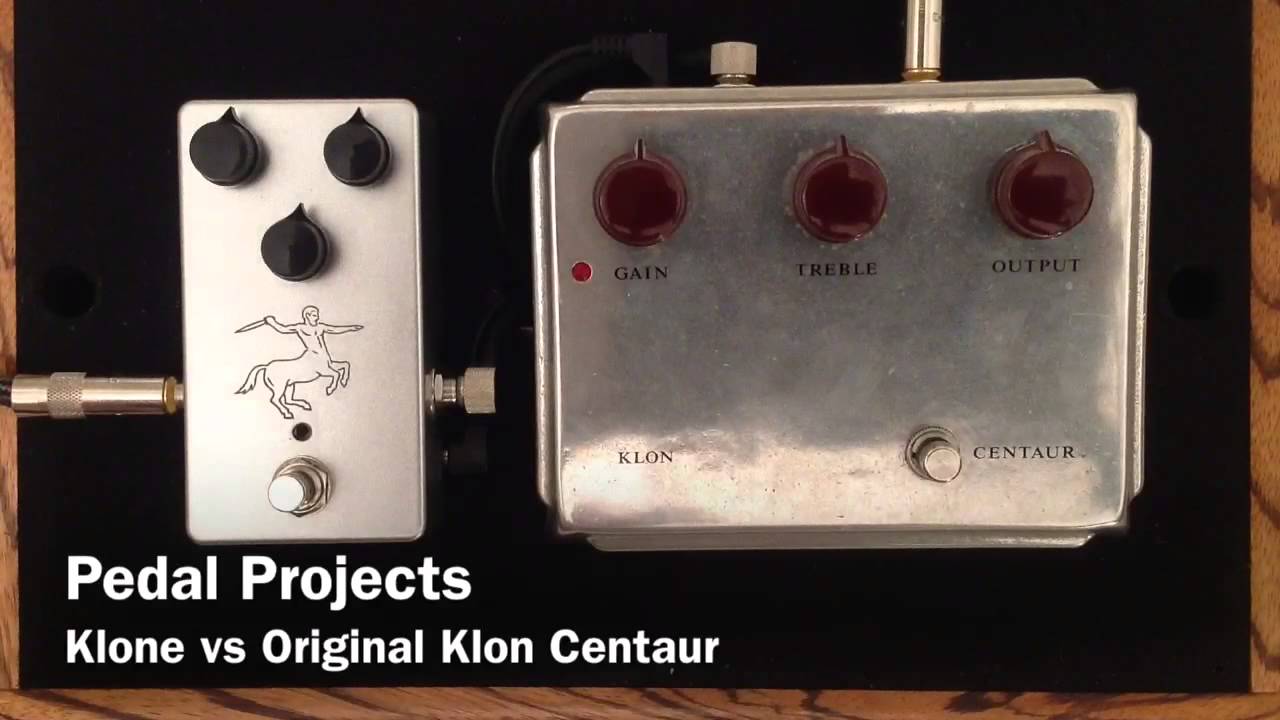 Pedal Projects Klon vs Original Klon Centaur