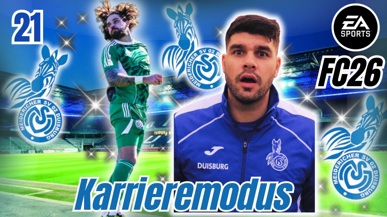 Zwei mal vor dem leeren Tor! 🥵🔥- EAFC26 Karrieremodus MSV Duisburg