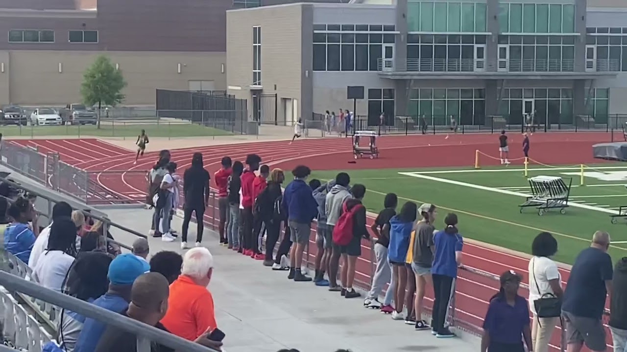 Klein Forest boys 4x2 District meet 1:23:78 new meet record.