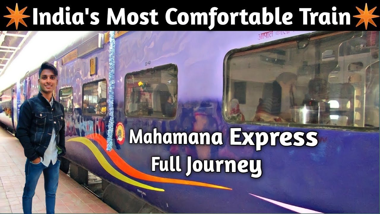 Varanasi Mahamana SF Express Full Journey||India's only Train Without 3 AC 😍🥰