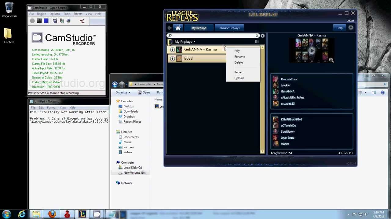 How to Fix: LoLReplay Not Working After Patch 3.5 [Solved]