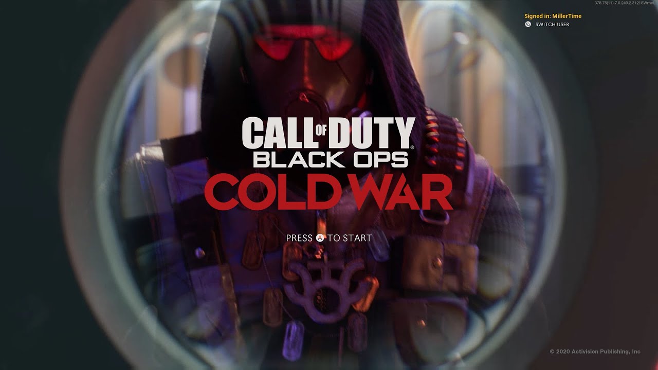 Starting Call of Duty Black Ops Cold War Campaign on Veteran