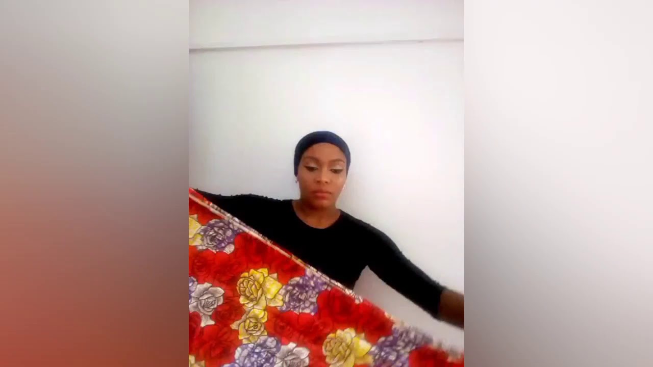 How to tie Ankara like gele @omasha