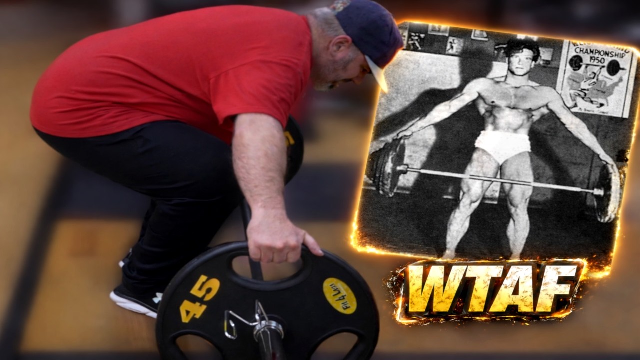 Steve Reeves Deadlift