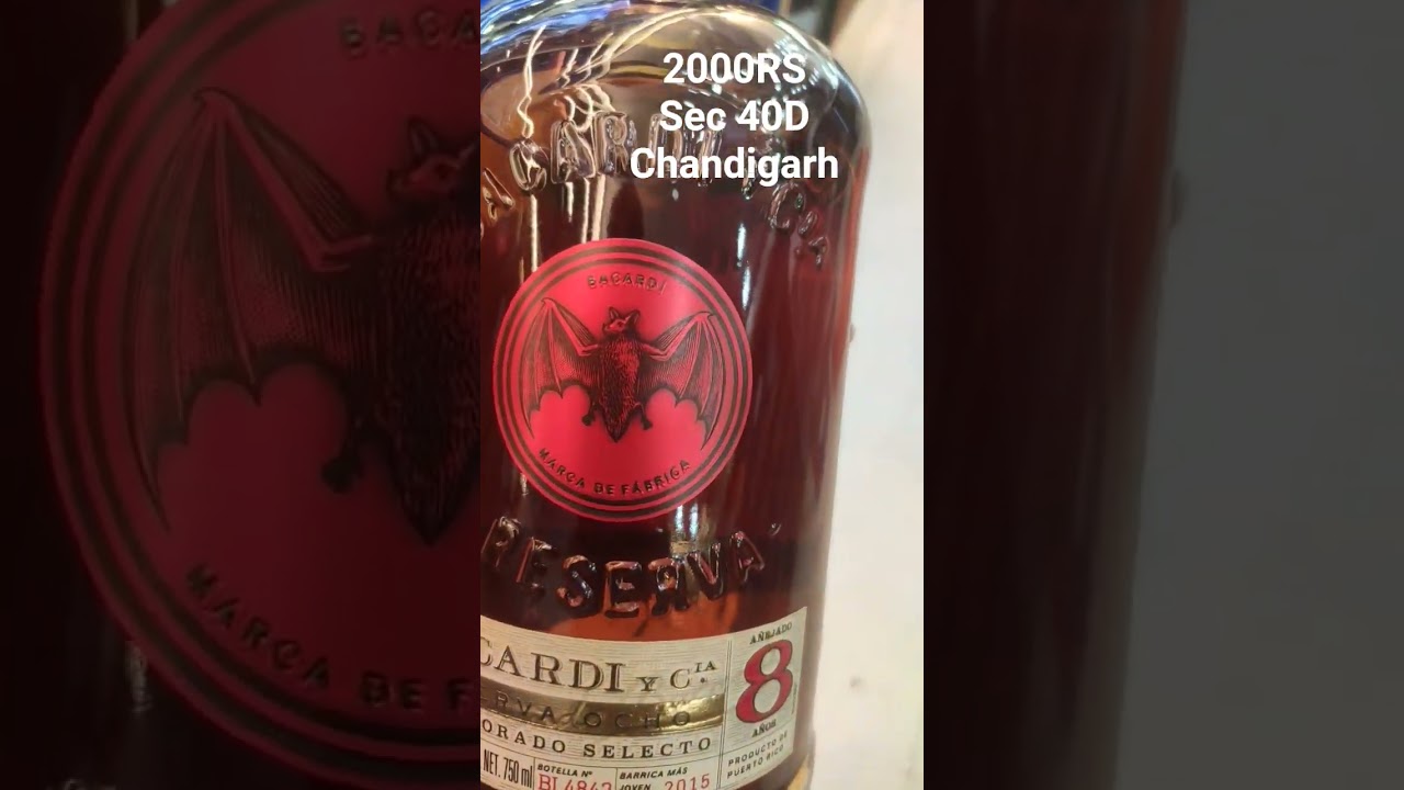 BACARDI 8 YEARS RUM#750ML#49%ACL#beer #vodka #daru #drink