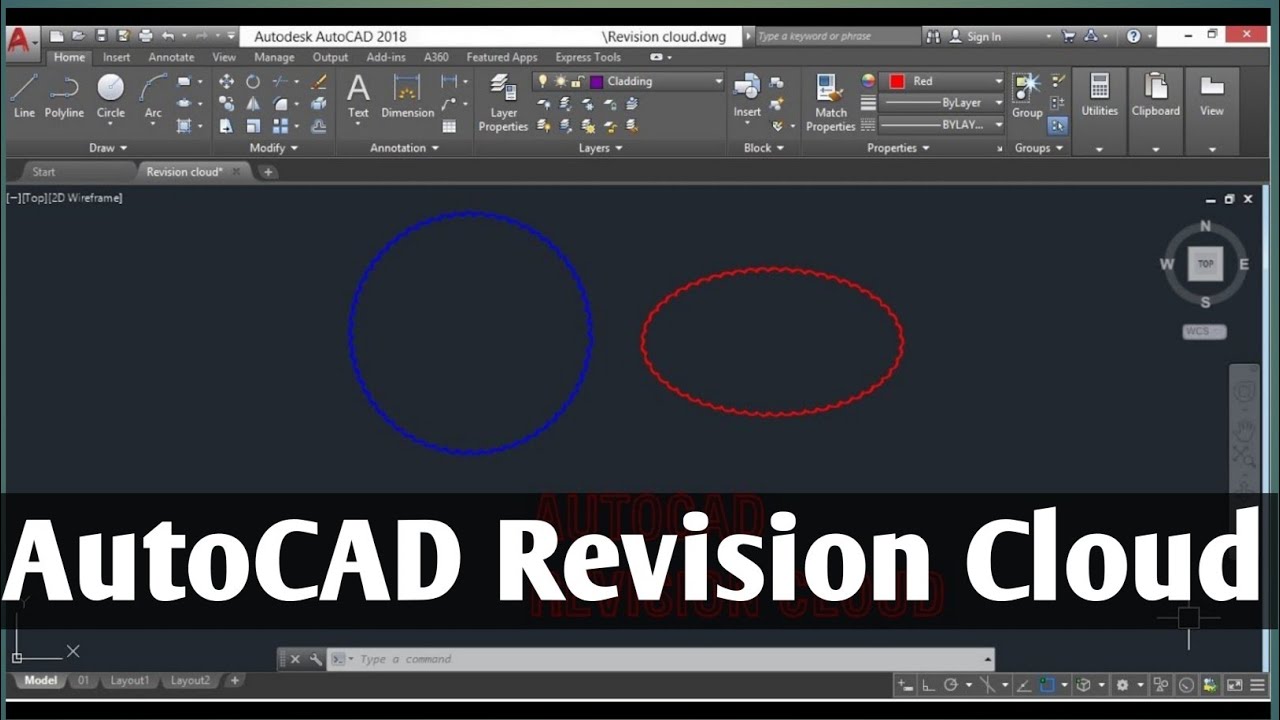 AutoCAD Revision Cloud  tutorial