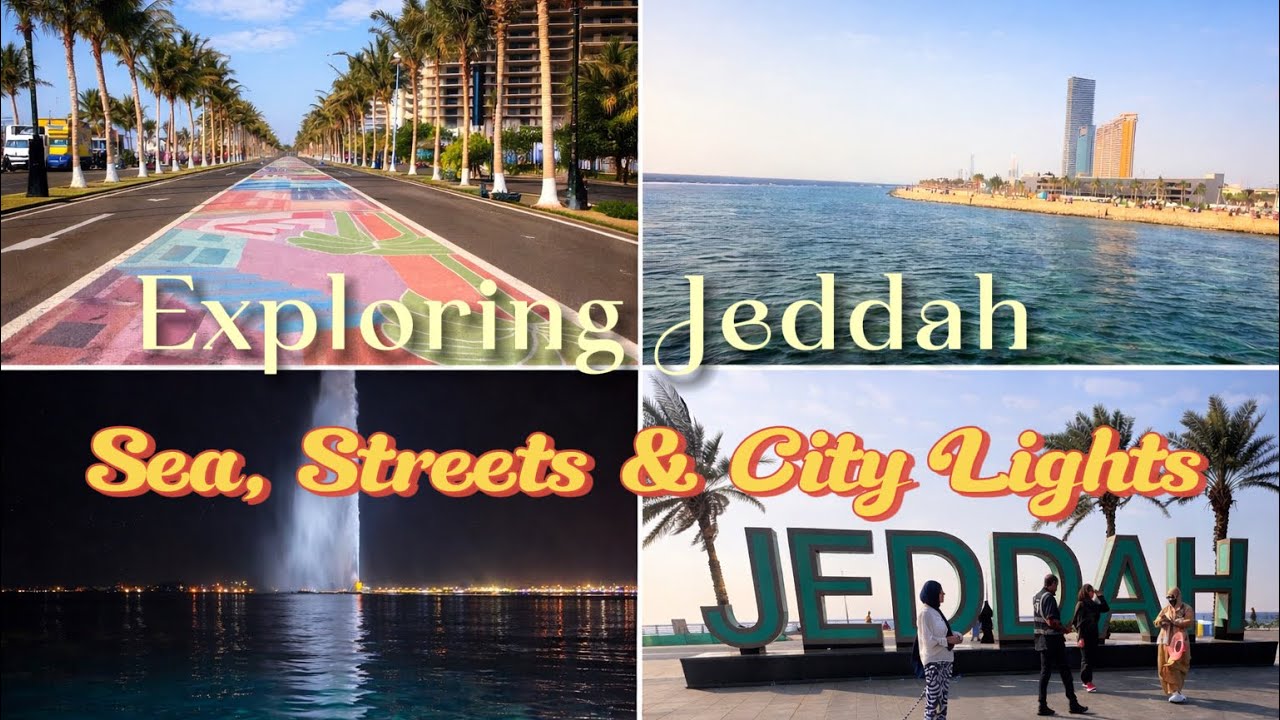 Jeddah Corniche & King Fahd Fountain – A Beachside Adventure 🌊🏞️