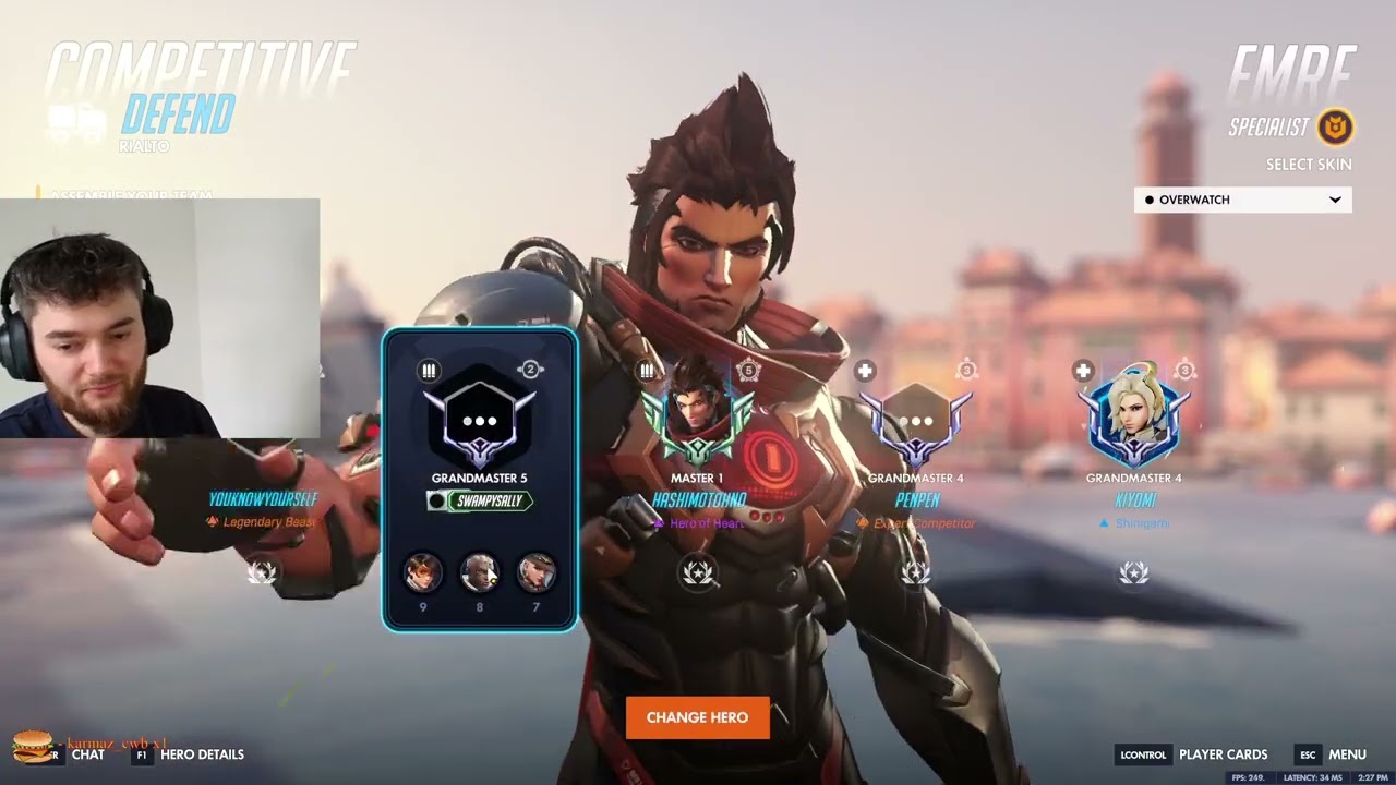 Overwatch Tracking God Dafran Playing Emre = Easy Win