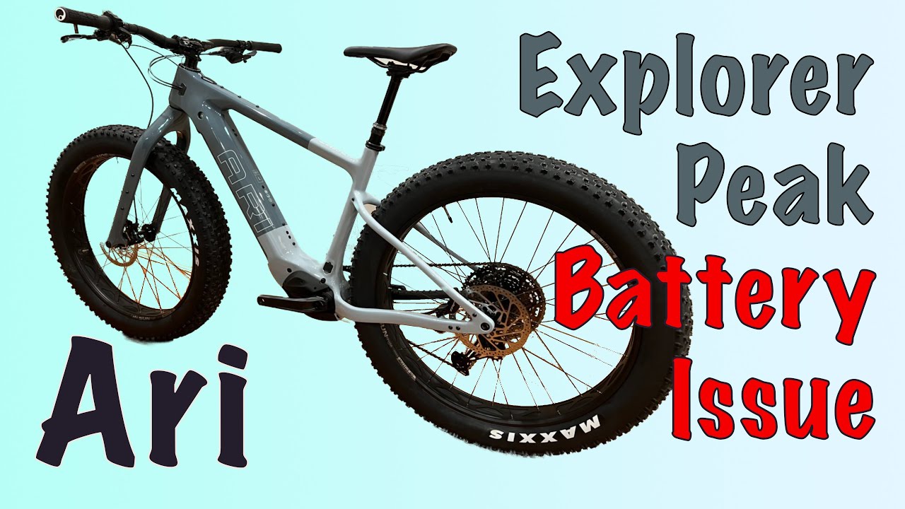 Ari Explorer Peak | A great looking e-fat bike but I have a battery Issue..