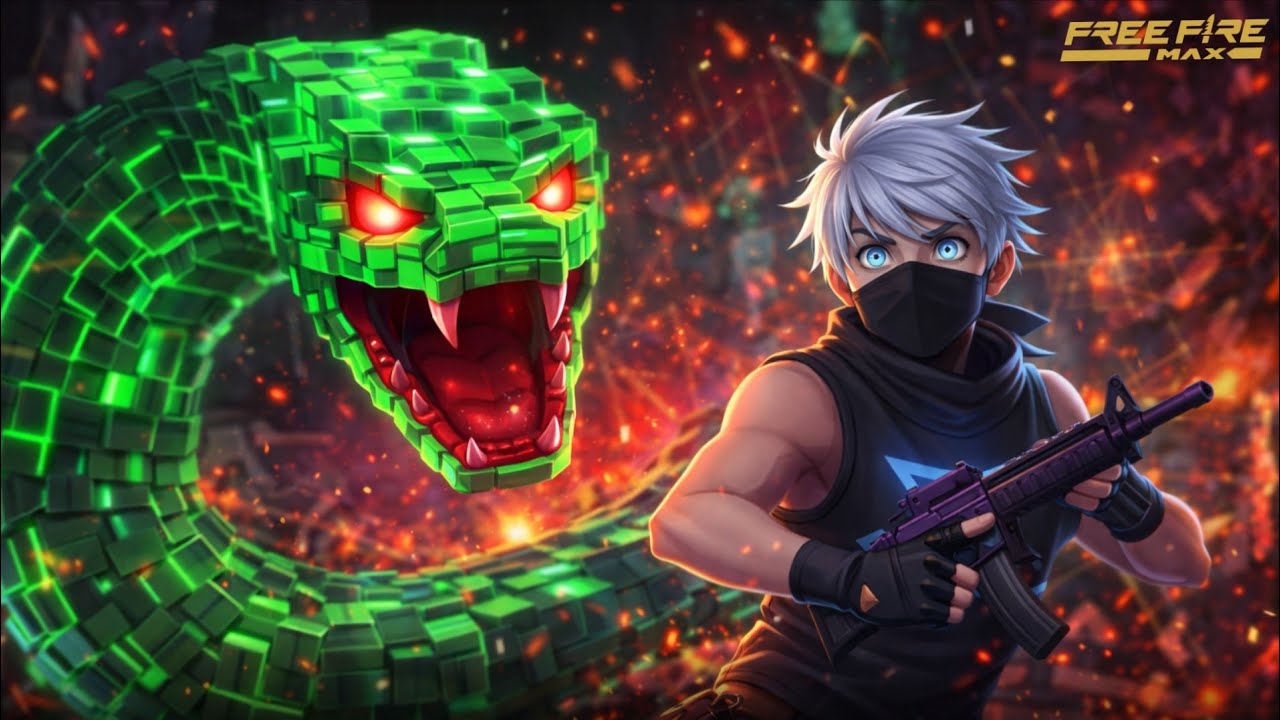 AMAZING SNAKE GAMES in Free Fire Craftland! 🐍
