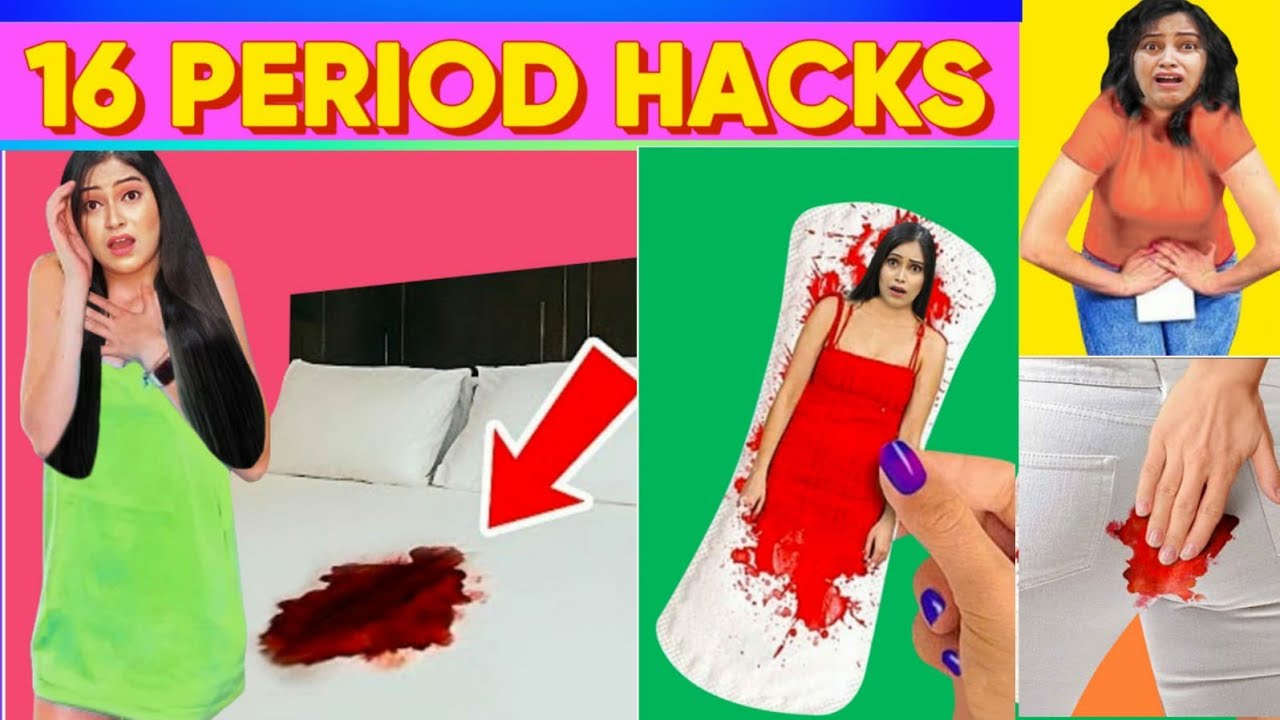 16 Awesome Period Hacks लडके लडकियों के लिए Periods ज्ञान 😱ये बाते माँ भी नहीं बता पाती है 🤫