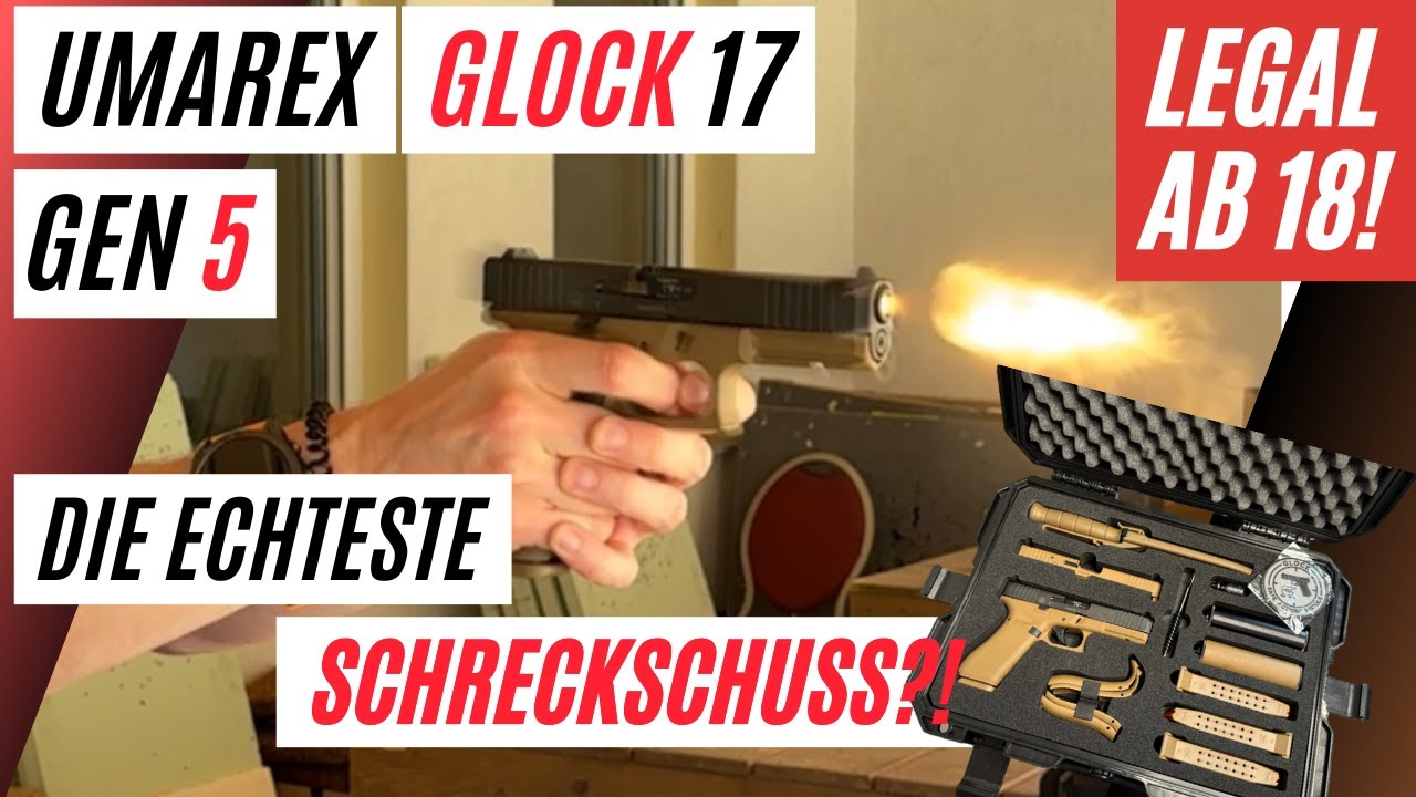 UMAREX Glock 17 Gen5 SV Double Set im TEST LIZENSIERTER NACHBAU-DIE LAUTESTETE ECHTE SCHRECKSCHUSS?
