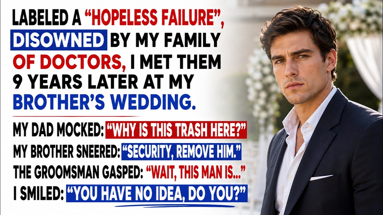 Disowned By My Family Of Doctors, I Met Them 9 Years Later At My Brother's Wedding. My Dad Mocked...
