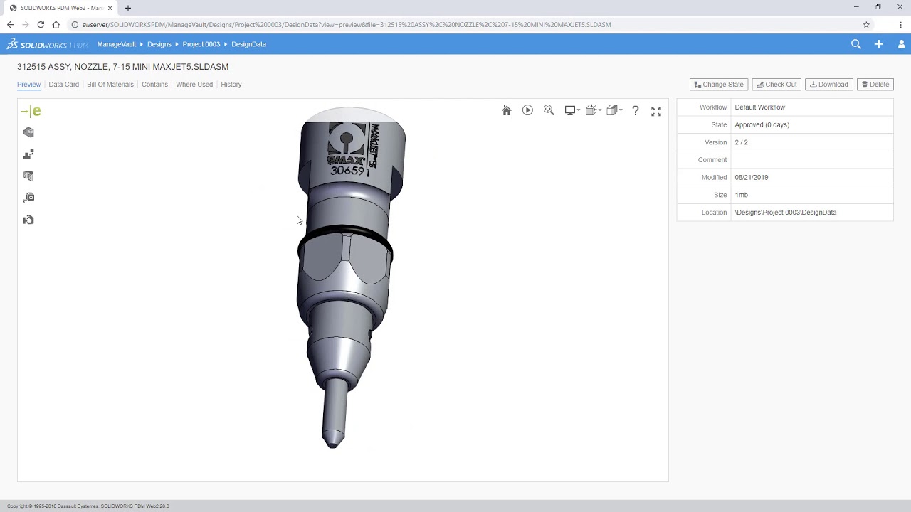 What's New in SOLIDWORKS PDM 2020 - Web2