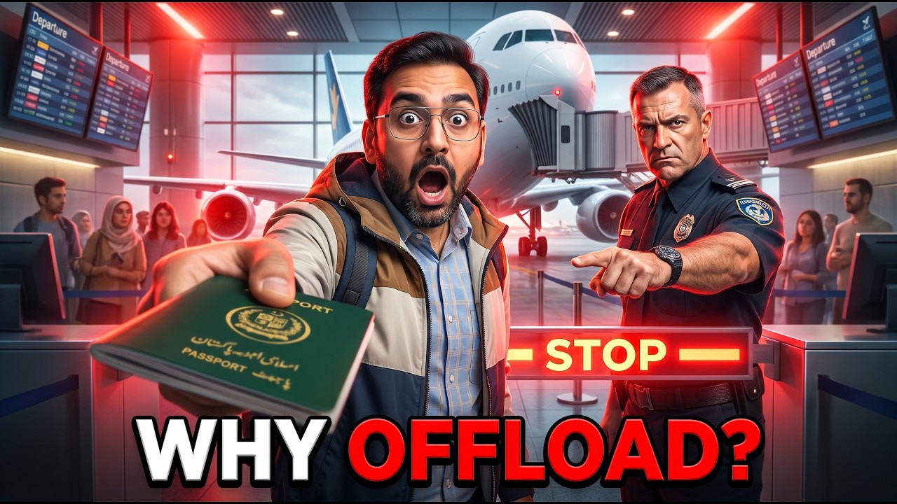 Pakistan Airport Offload 2026 | Immigration Officer Ke 5 Zaroori Sawal | International Travel Tips