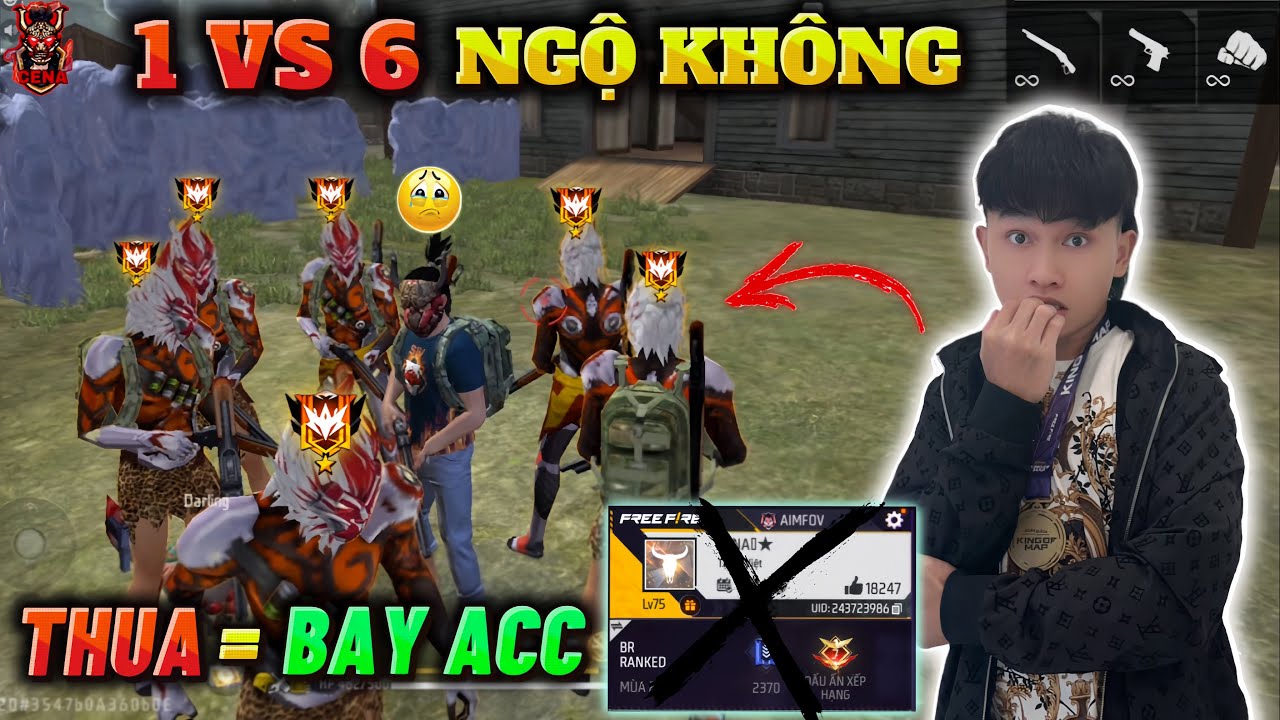 𝐅𝐑𝐄𝐄 𝐅𝐈𝐑𝐄 | CENA Bị Ngộ Không Gạ Kèo 1 Vs 6 Cực Căng, Nếu Thua Sẽ Bay Acc Part 2😱