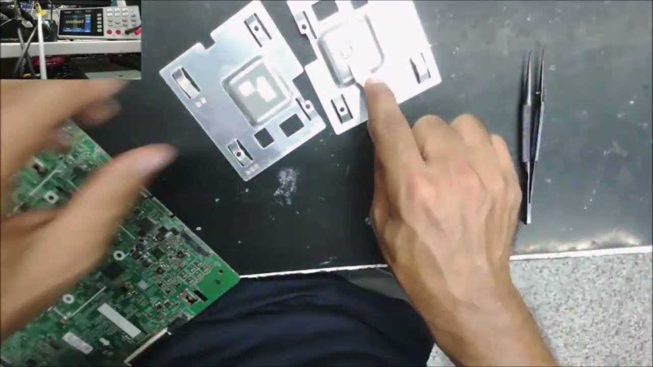 Samsung TV program the startup eeprom  from 65in to 50in mainboard